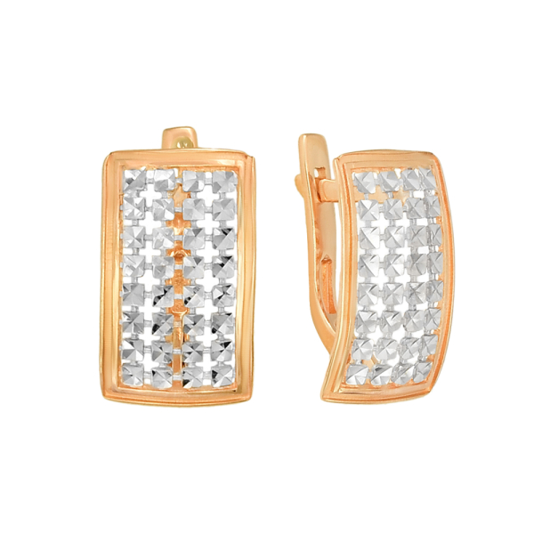 Серьги из красного золота Серьги из красного золота