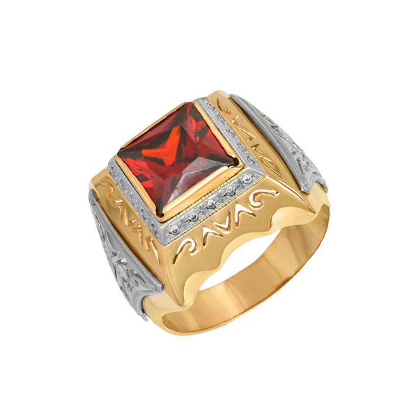 Печатка из красного золота Печатка из красного золота