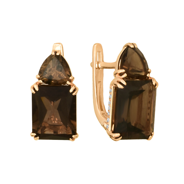 Серьги из красного золота Серьги из красного золота