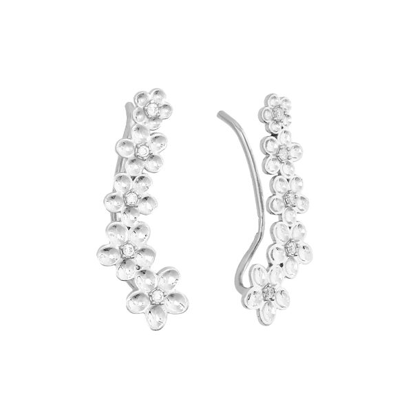 Серьги из белого золота