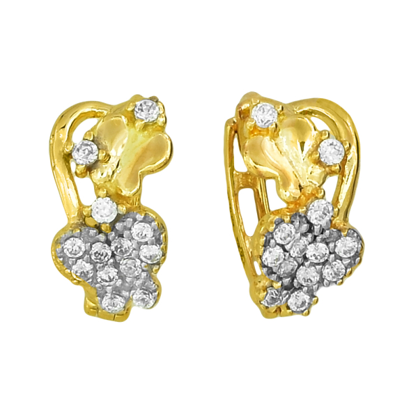 Серьги из желтого золота