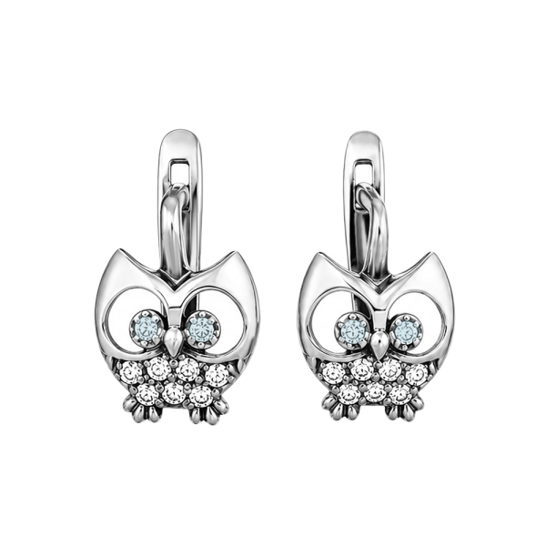 Новые серьги из серебра