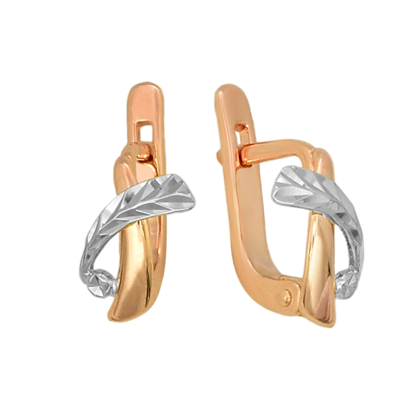 Серьги из красного золота Серьги из красного золота