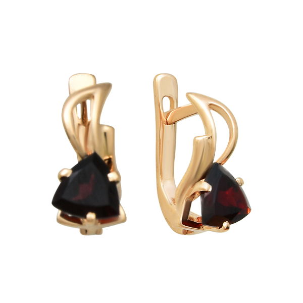 Серьги из красного золота Серьги из красного золота