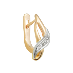Серьги из красного золота