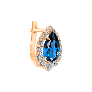 Серьги из красного золота