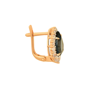 Серьги из красного золота