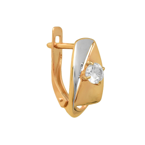 Серьги из красного золота
