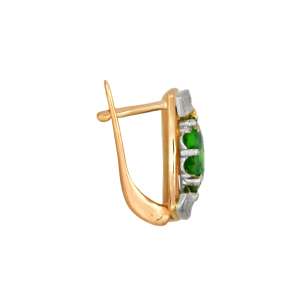 Серьги из красного золота