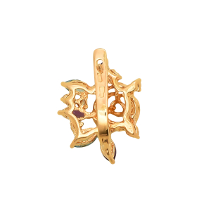 Серьги из красного золота
