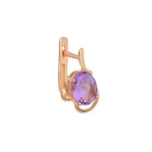 Серьги из красного золота