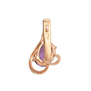 Серьги из красного золота