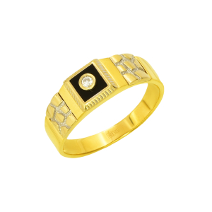 Печатка из желтого золота