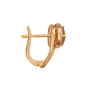 Серьги из красного золота