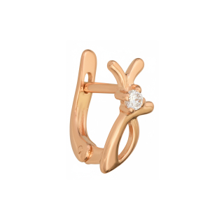 Серьги из красного золота Серьги из красного золота