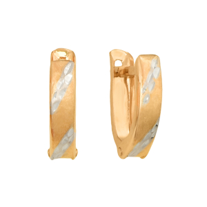 Серьги из красного золота