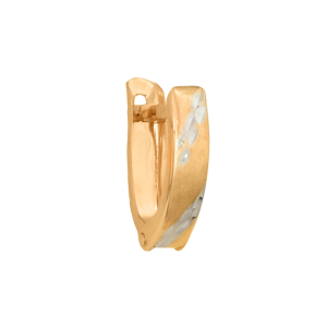 Серьги из красного золота