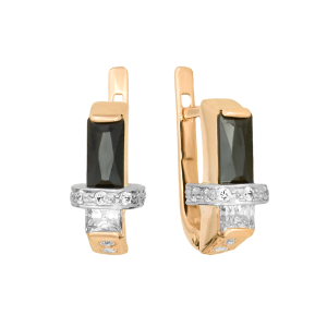 Серьги из красного золота