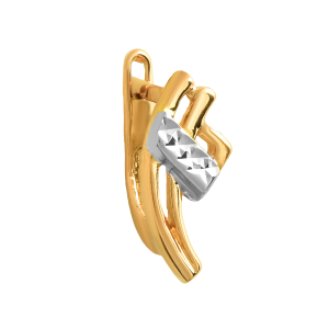 Серьги из красного золота