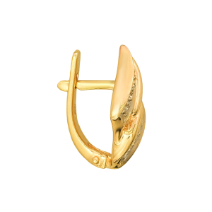 Серьги из красного золота, с бриллиантами