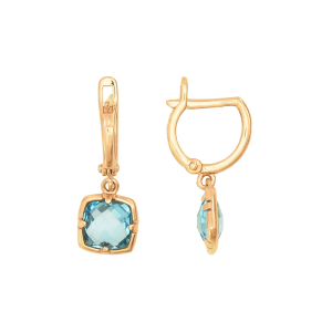 Серьги из красного золота