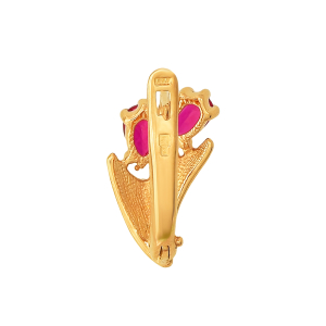 Серьги из красного золота