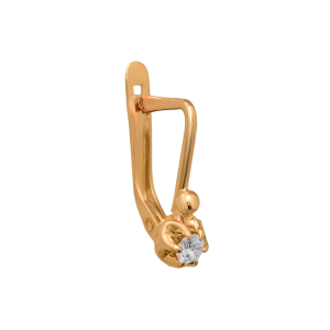 Серьги из красного золота Серьги из красного золота