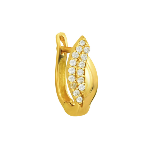 Серьги из желтого золота