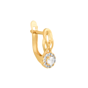 Серьги из красного золота