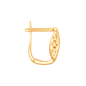 Серьги из красного золота