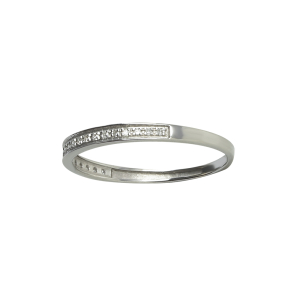 Кольцо из белого золота, с бриллиантами Кольцо из белого золота, с бриллиантами