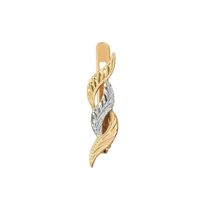Серьги из красного золота