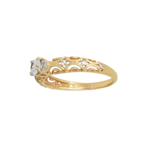 Кольцо из красного золота
