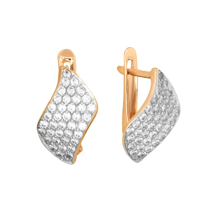 Серьги из красного золота Серьги из красного золота