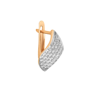 Серьги из красного золота