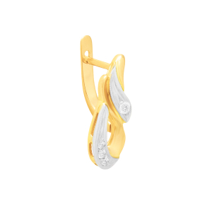 Серьги из красного золота