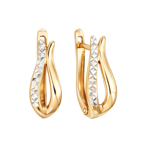 Серьги из красного золота