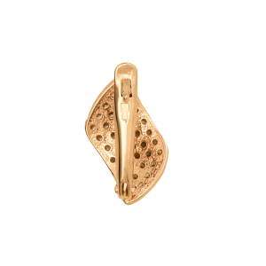 Серьги из красного золота