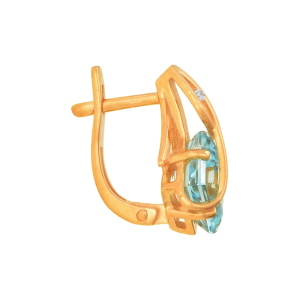 Серьги из красного золота