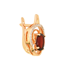 Серьги из красного золота