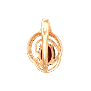 Серьги из красного золота