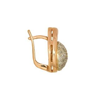 Серьги из красного золота