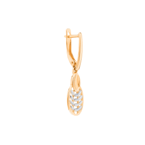 Серьги из красного золота Серьги из красного золота