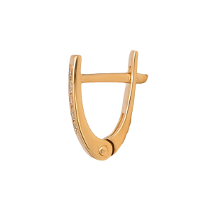 Серьги из красного золота