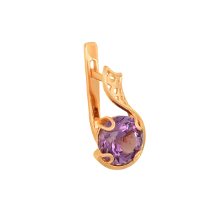 Серьги из красного золота Серьги из красного золота