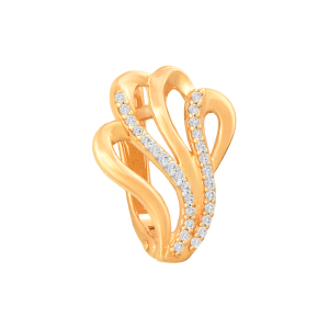 Серьги из красного золота