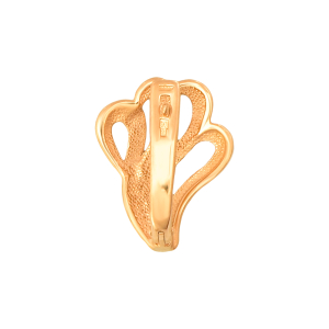 Серьги из красного золота