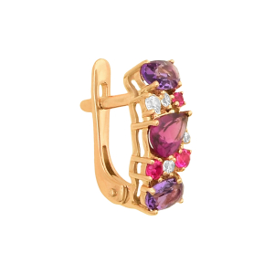 Серьги из красного золота Серьги из красного золота