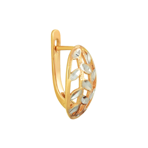 Серьги из красного золота