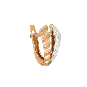 Серьги из красного золота